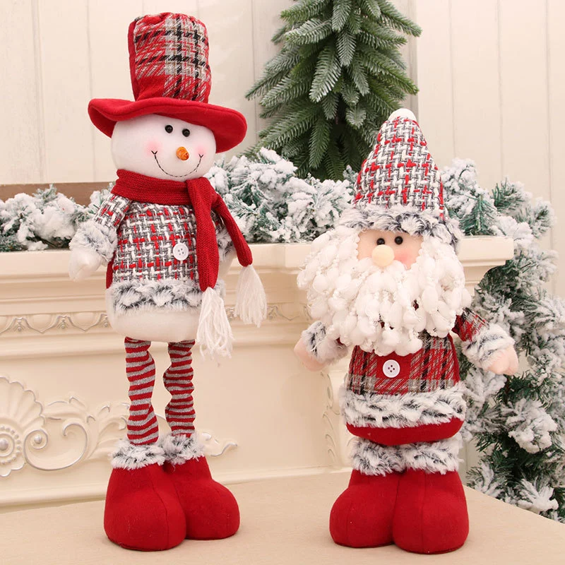 Plush Holiday Santa Figurine Stornfield