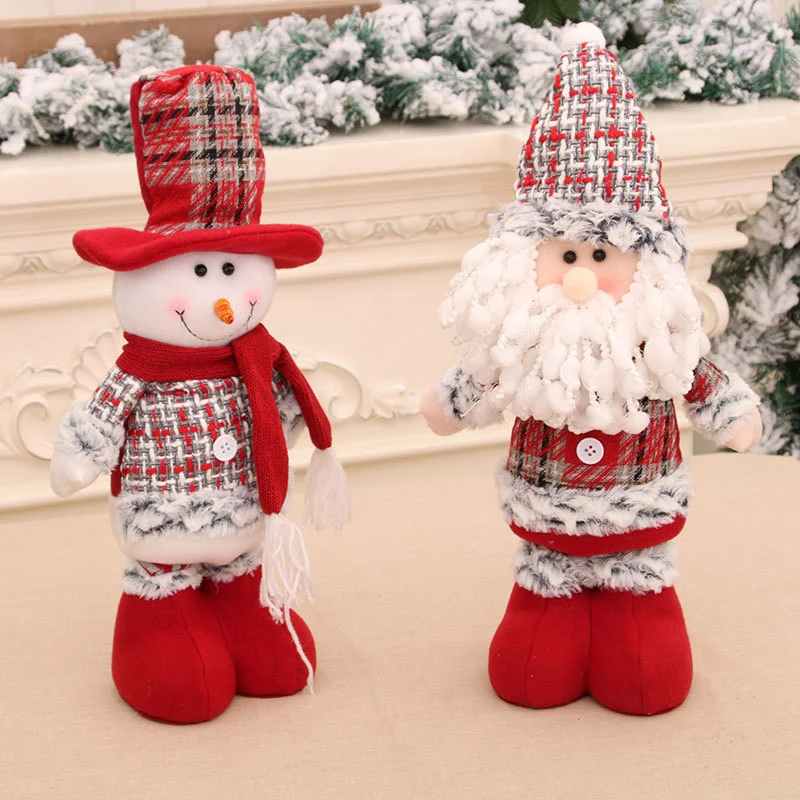 Plush Holiday Santa Figurine Stornfield