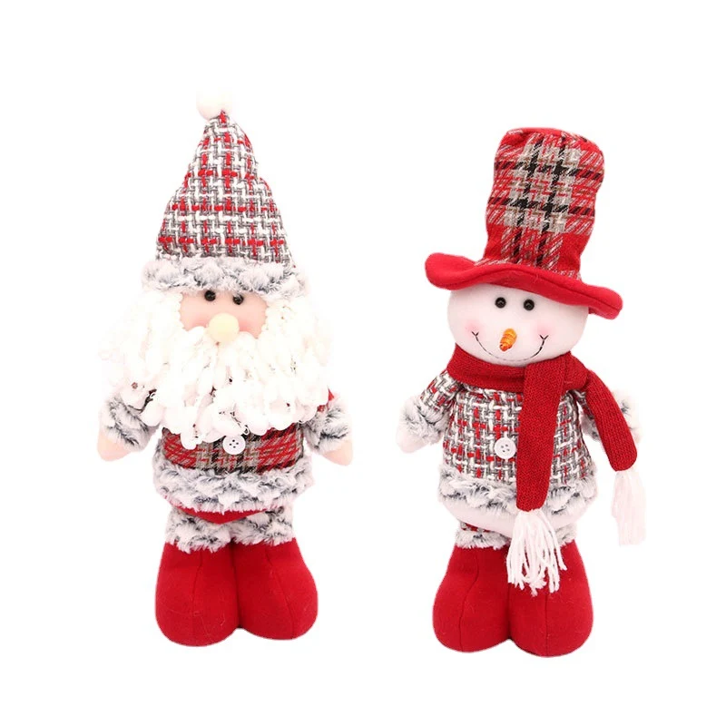 Plush Holiday Santa Figurine Stornfield