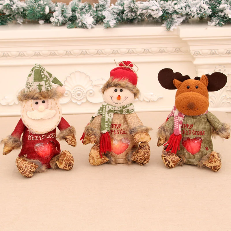 Plush Holiday Moose Figurine Stornfield