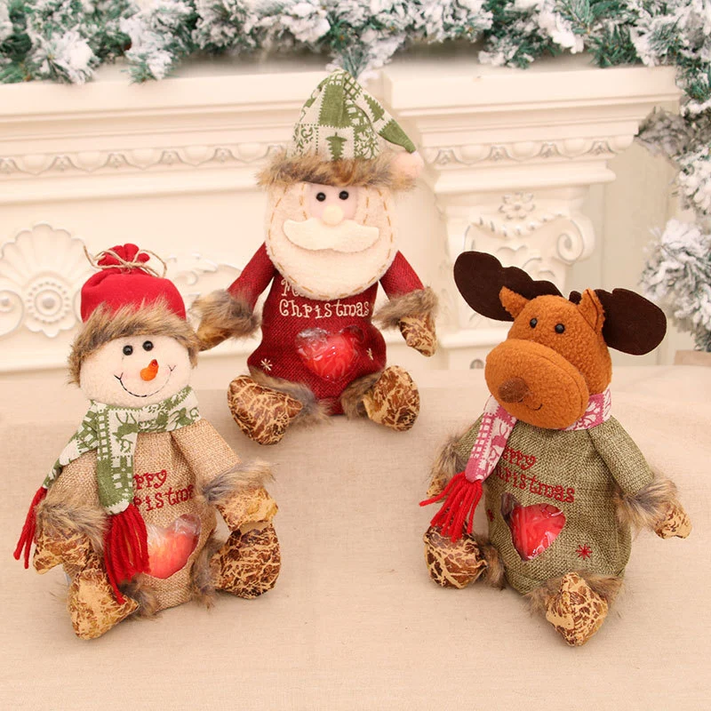 Plush Holiday Moose Figurine Stornfield