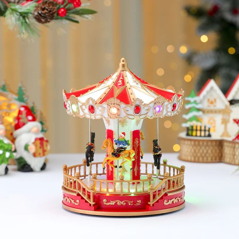 Musical LED Carousel Decoration Stornfield