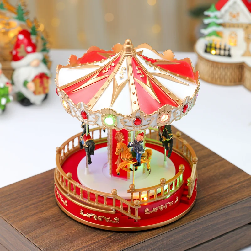 Musical LED Carousel Decoration Stornfield