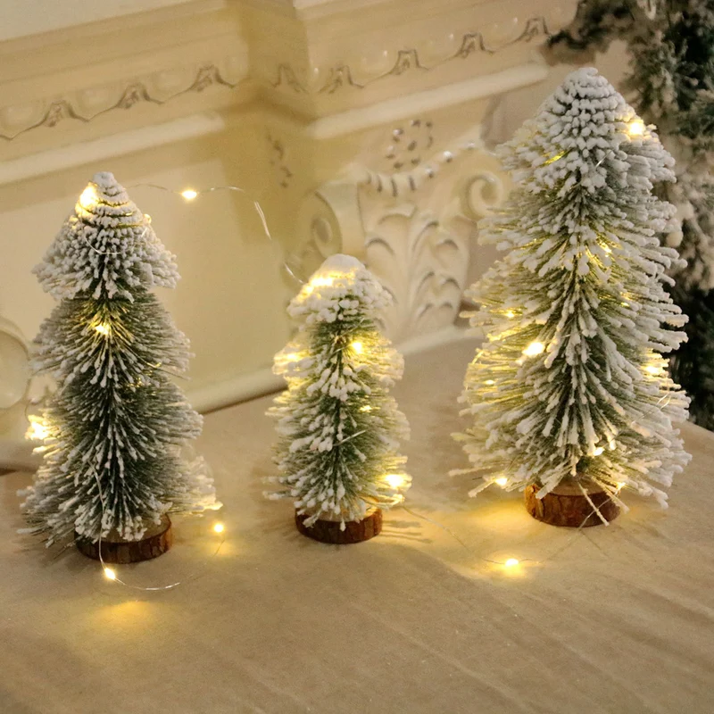 Miniature Snow-Covered Christmas Tree Decoration Stornfield
