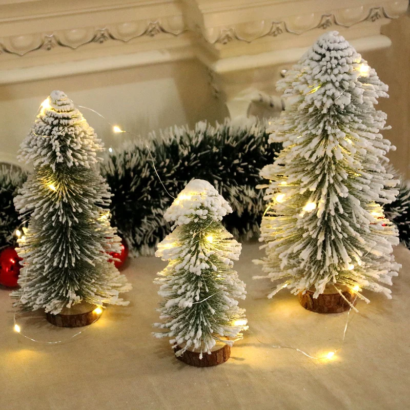 Miniature Snow-Covered Christmas Tree Decoration Stornfield