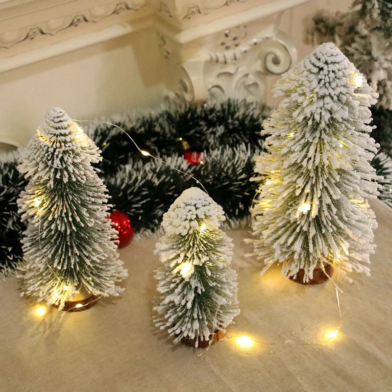 Miniature Snow-Covered Christmas Tree Decoration Stornfield