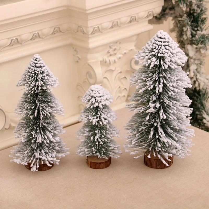 Miniature Snow-Covered Christmas Tree Decoration Stornfield