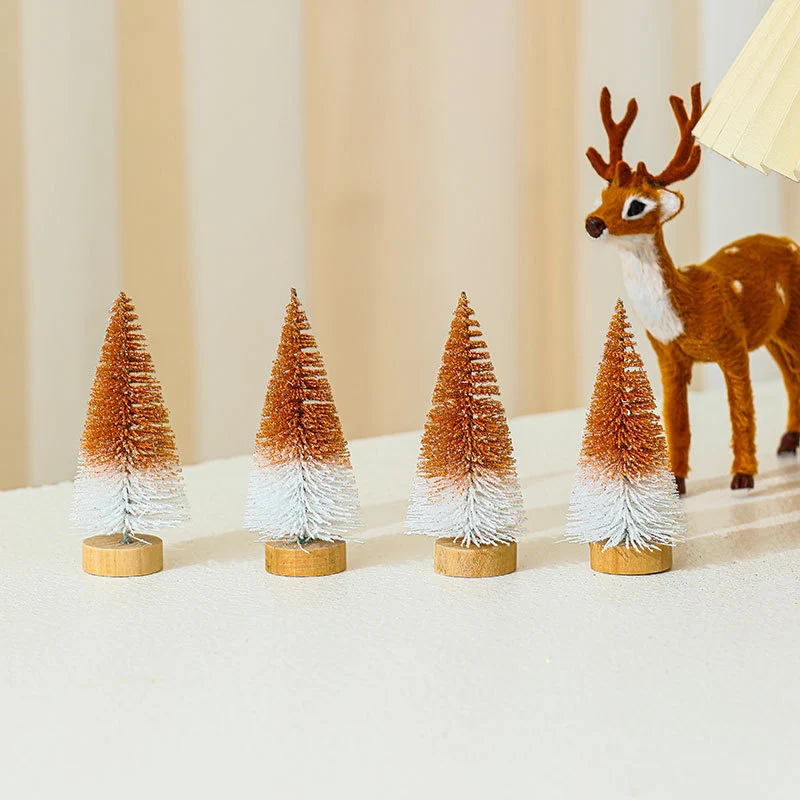 Miniature Christmas Tree Figurines Set Stornfield