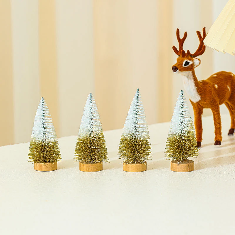 Miniature Christmas Tree Figurines Set Stornfield