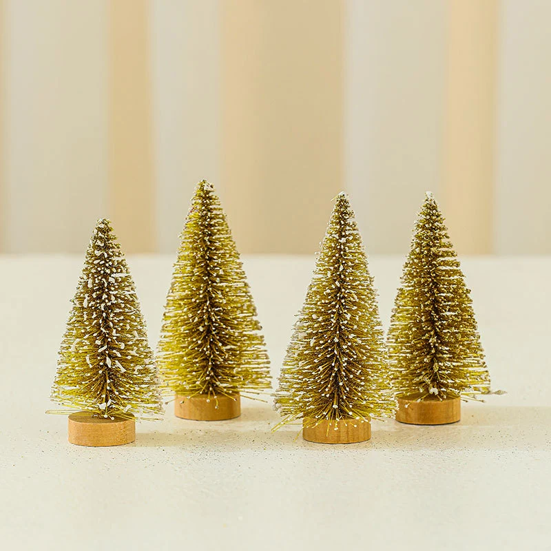 Miniature Christmas Tree Figurines Set Stornfield