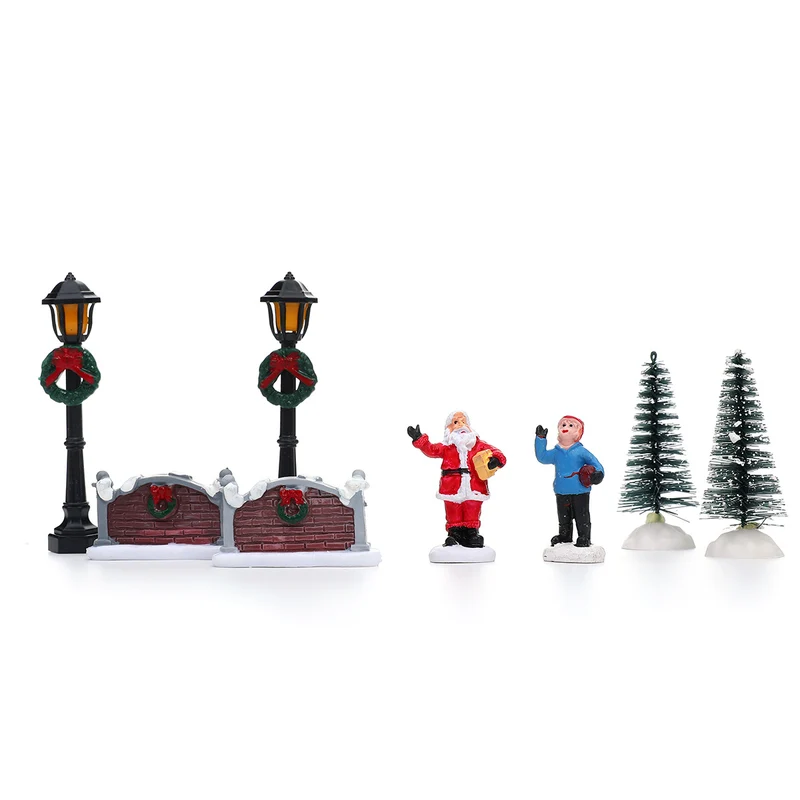 Miniature Christmas Scene Figurine Set Stornfield