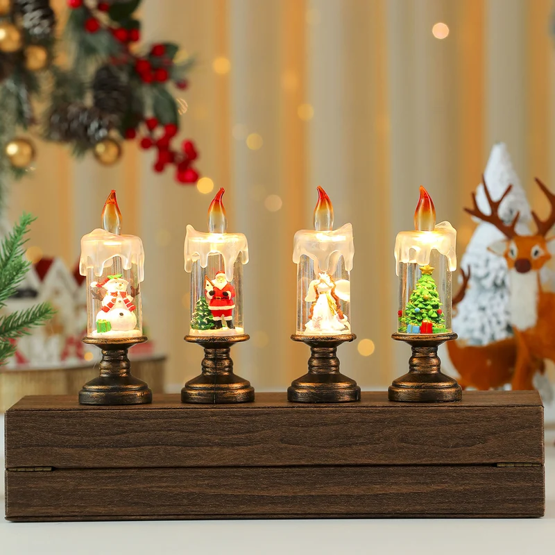 LED Snowman Candle Decoration Stornfield