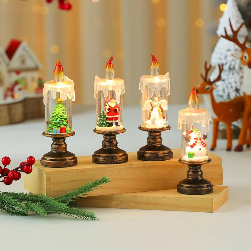 LED Snowman Candle Decoration Stornfield