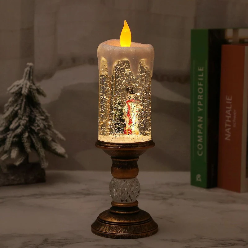 LED Snow Globe Candle Decoration Stornfield