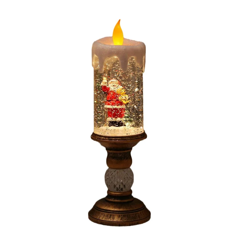 LED Snow Globe Candle Decoration Stornfield