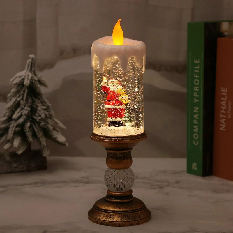 LED Snow Globe Candle Decoration Stornfield