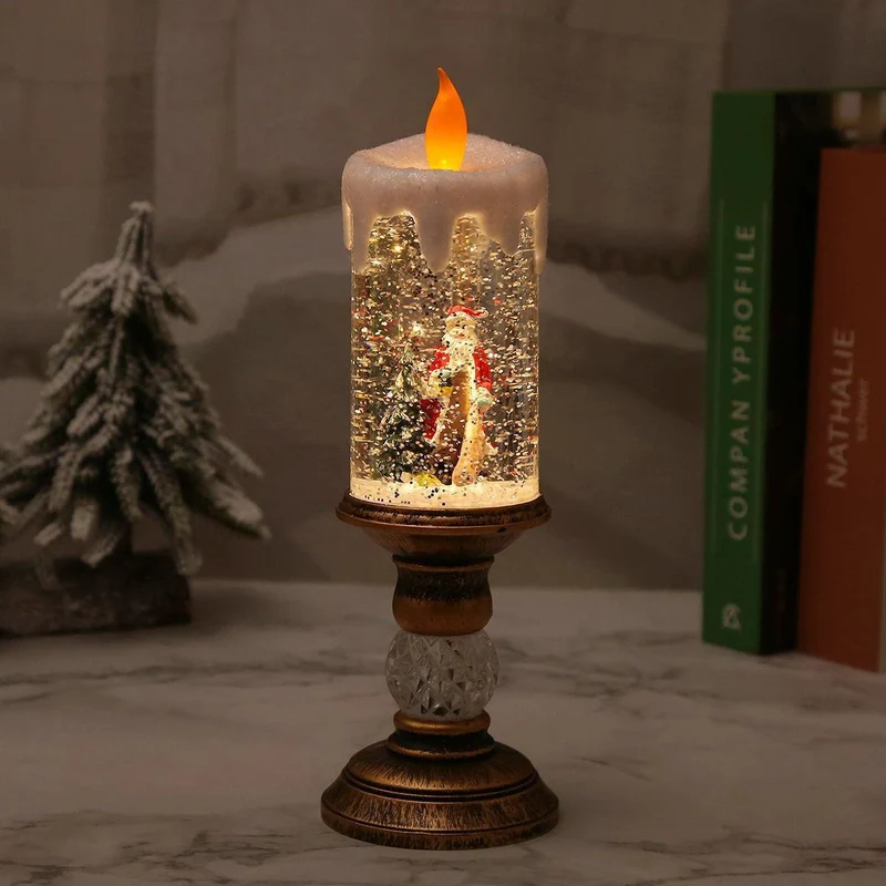 LED Snow Globe Candle Decoration Stornfield