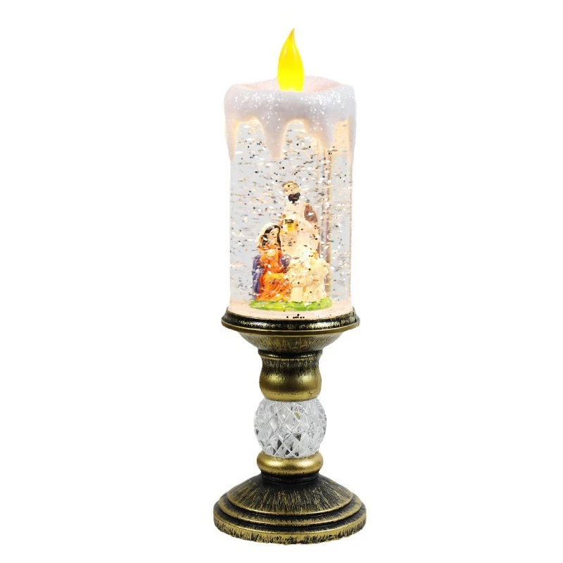 LED Snow Globe Candle Decoration Stornfield