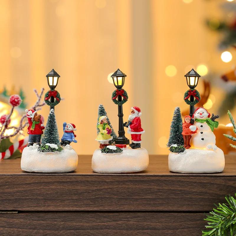 LED Light-Up Snowman Figurine Stornfield