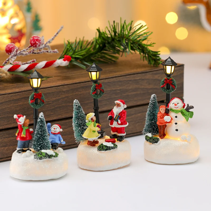 LED Light-Up Snowman Figurine Stornfield