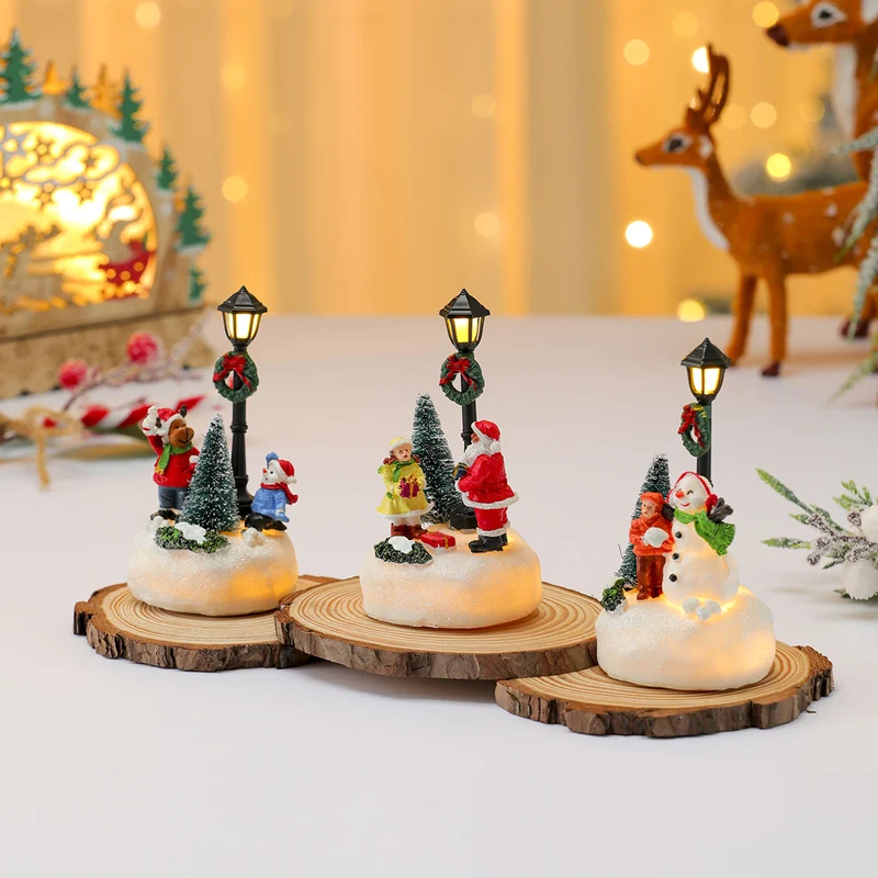 LED Light-Up Snowman Figurine Stornfield