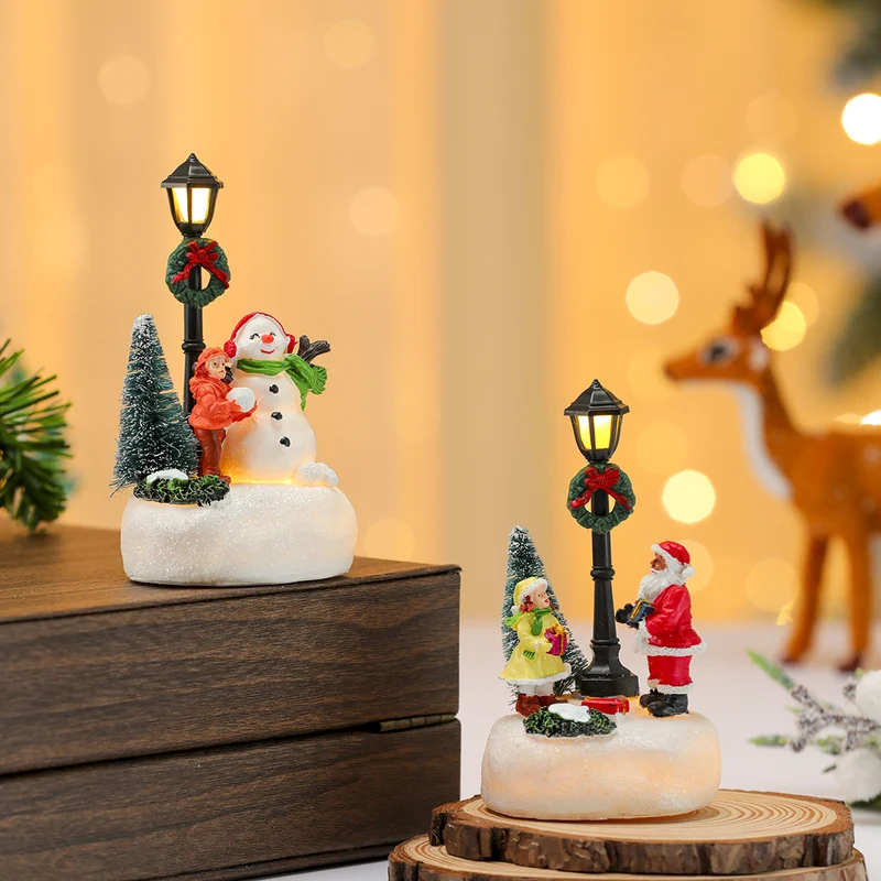 LED Light-Up Snowman Figurine Stornfield