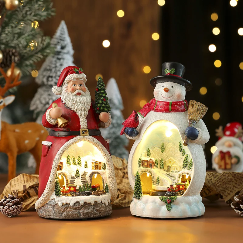 LED Light-Up Snowman Figurine Stornfield