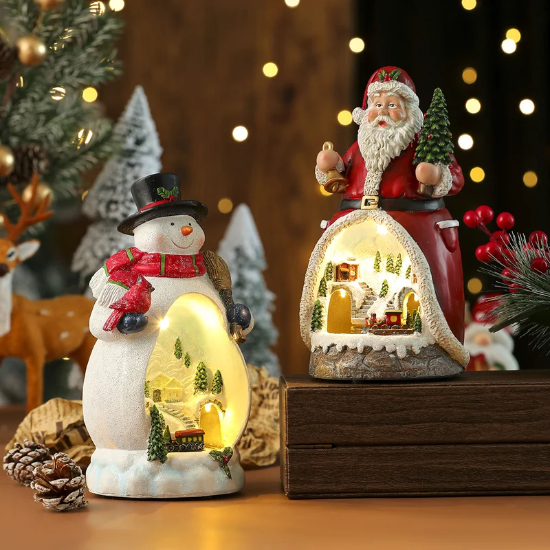 LED Light-Up Snowman Figurine Stornfield