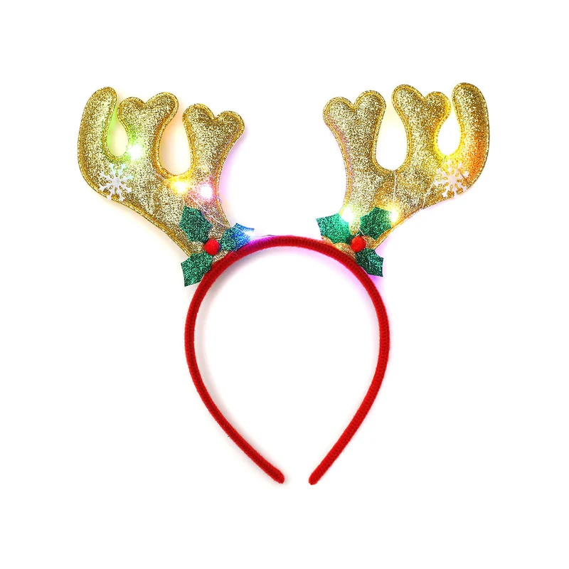 LED Light-Up Reindeer Antler Headband Stornfield