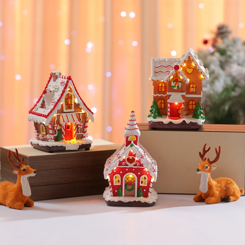 LED Light-Up Gingerbread House Decoration Stornfield