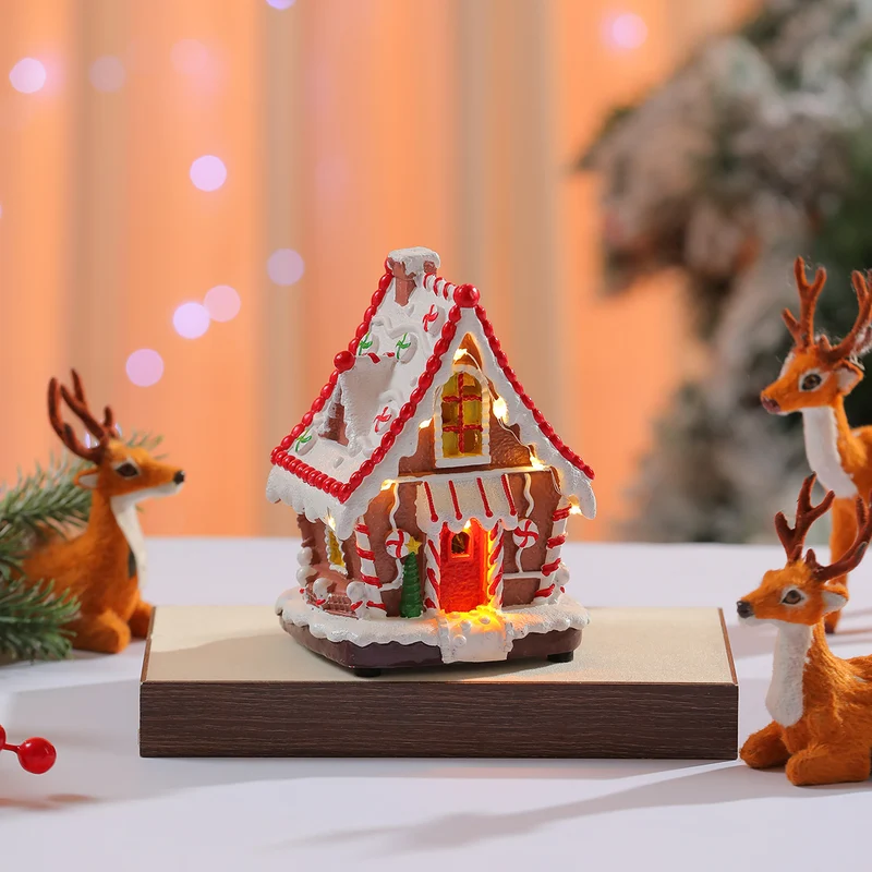 LED Light-Up Gingerbread House Decoration Stornfield