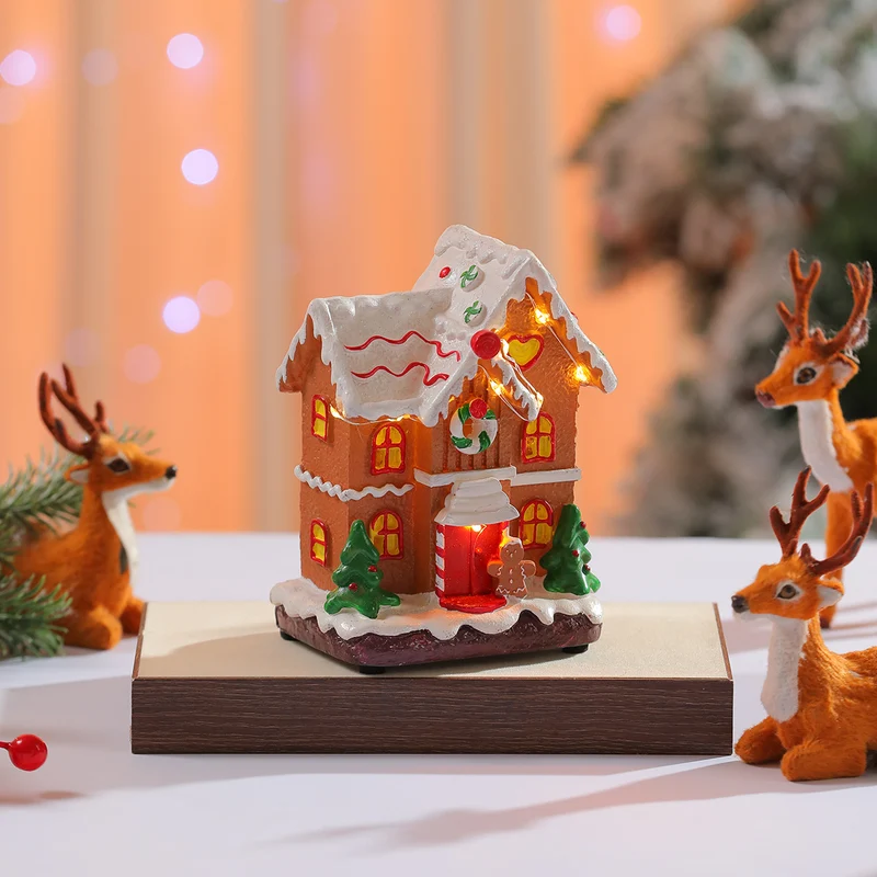 LED Light-Up Gingerbread House Decoration Stornfield