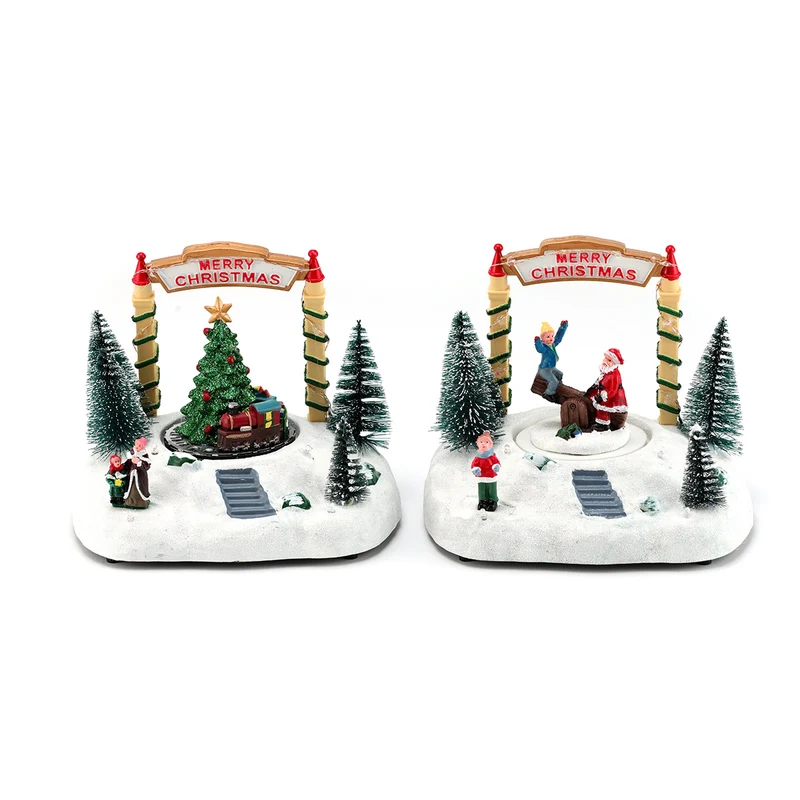 LED Light-Up Christmas Village Figurine Stornfield