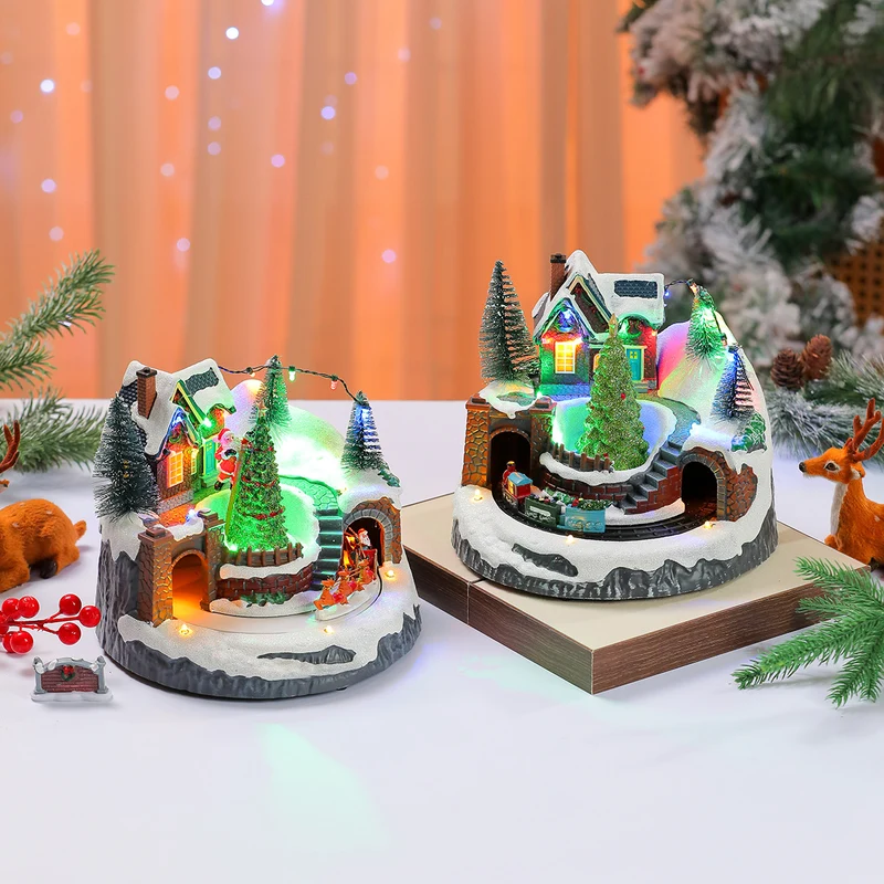 LED Light-Up Christmas Village Display Stornfield