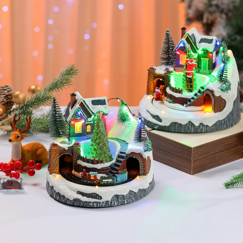 LED Light-Up Christmas Village Display Stornfield