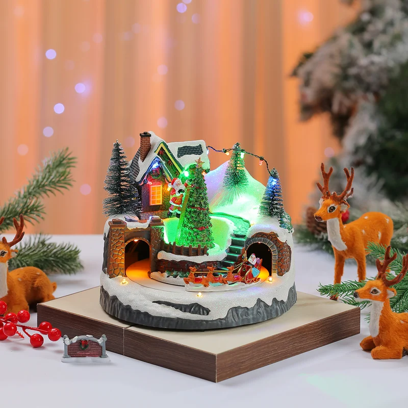 LED Light-Up Christmas Village Display Stornfield