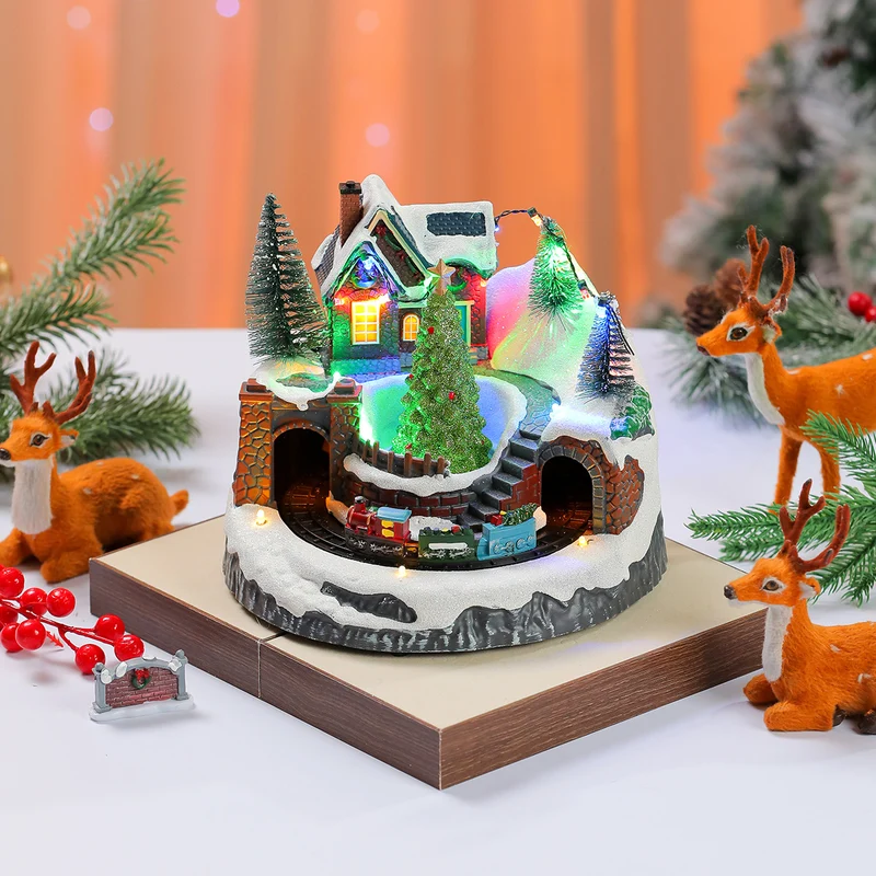 LED Light-Up Christmas Village Display Stornfield