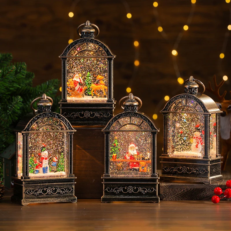 LED Illuminated Snow Globe Lantern Decoration Stornfield