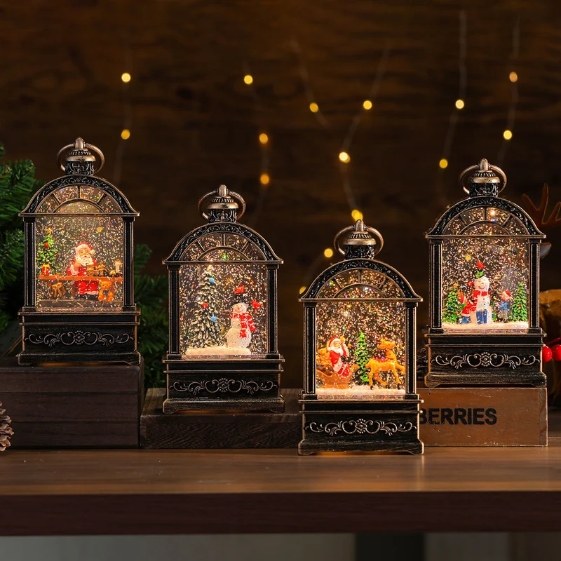 LED Illuminated Snow Globe Lantern Decoration Stornfield