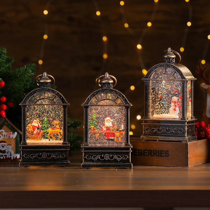 LED Illuminated Snow Globe Lantern Decoration Stornfield