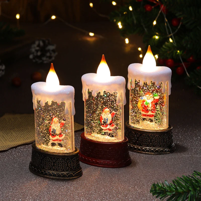 LED Illuminated Snow Globe Candle Decoration Stornfield