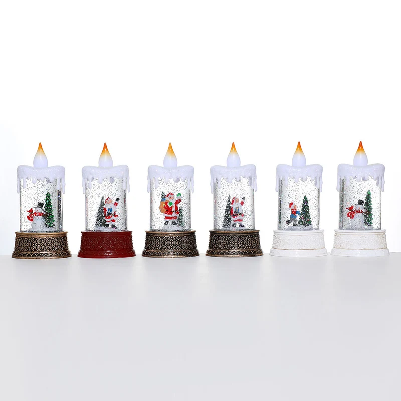 LED Illuminated Snow Globe Candle Decoration Stornfield