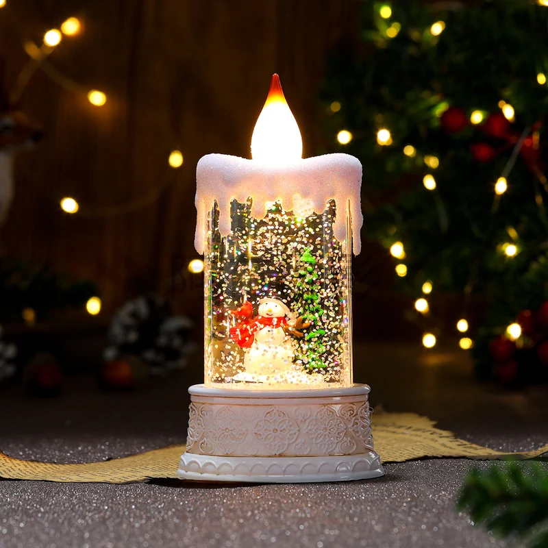 LED Illuminated Snow Globe Candle Decoration Stornfield