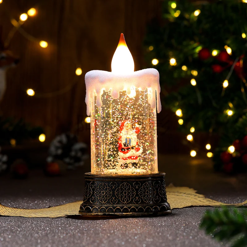 LED Illuminated Snow Globe Candle Decoration Stornfield