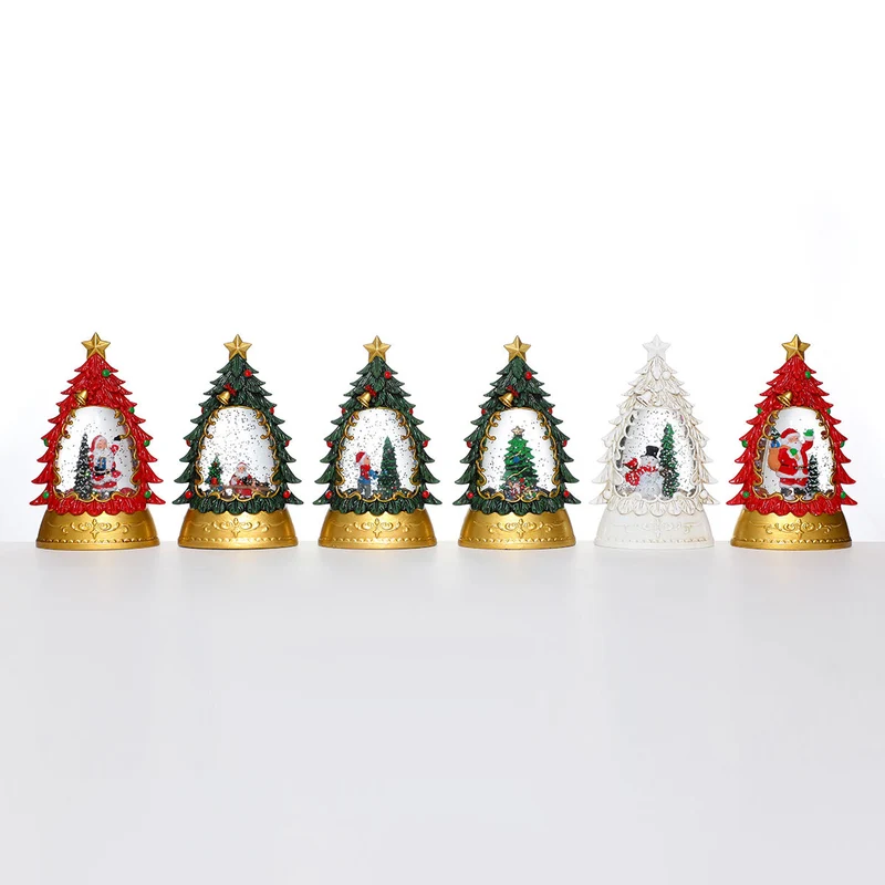 LED Illuminated Holiday Snow Globe Decoration Stornfield