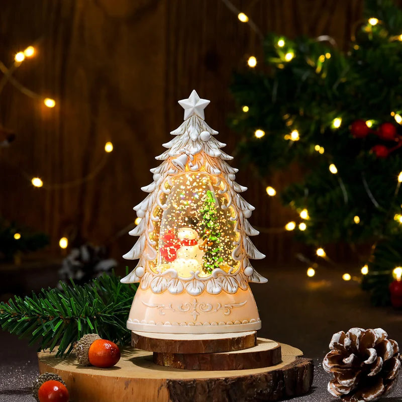 LED Illuminated Holiday Snow Globe Decoration Stornfield