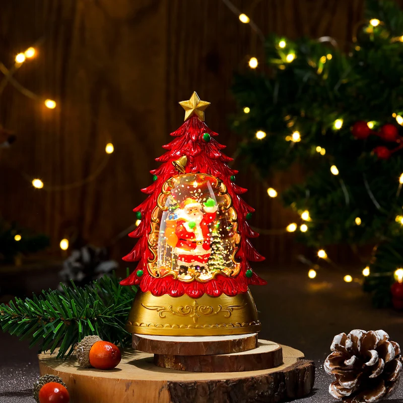 LED Illuminated Holiday Snow Globe Decoration Stornfield