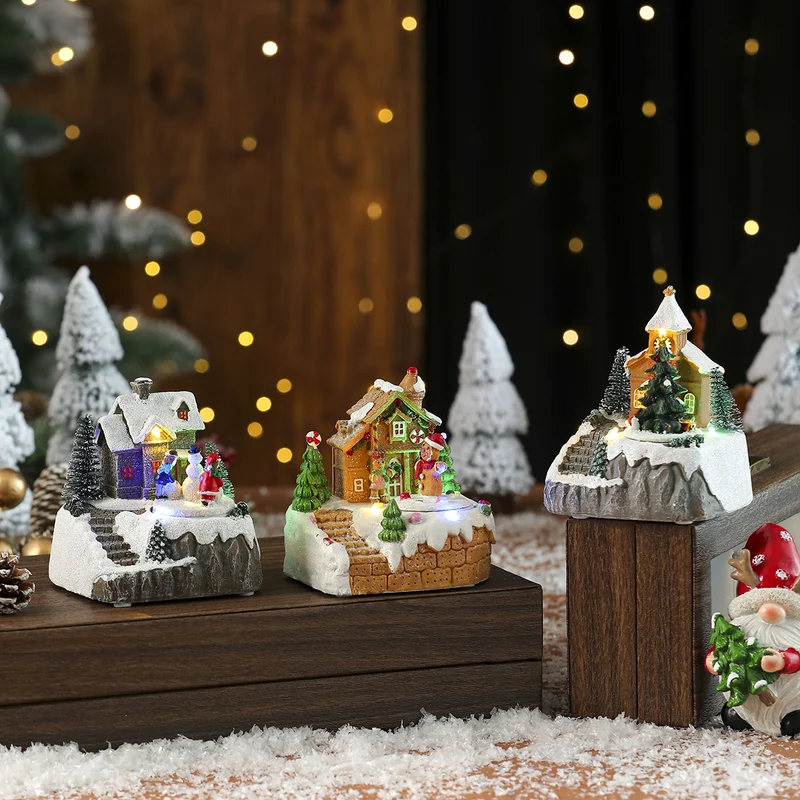 LED Illuminated Gingerbread House Decoration Stornfield