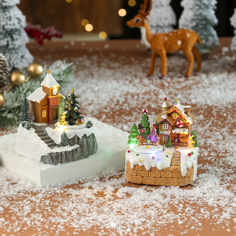 LED Illuminated Gingerbread House Decoration Stornfield