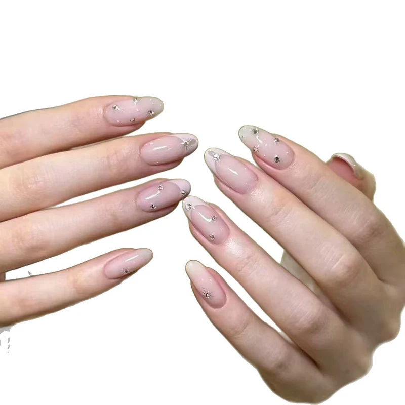 Elegante glitzernde Acryl-Nagelerweiterungen Karnz